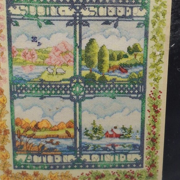 Bucilla Four Seasons Cross Stitch Kit 45572 Finished size 12.5 x 9.5 - Picture 1 of 5